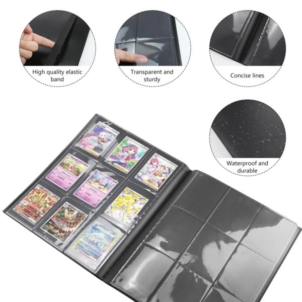 Raccoglitore Carte collezionabili 9 Tasche 360 slot - immagine 4