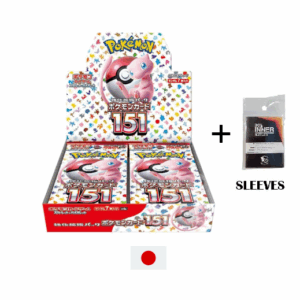 Pokémon 151 sv2a Box SIGILLATO CON PELLICOLA + 100 Sleeves JAP