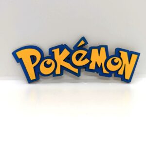 Logo Pokémon Stampa 3D