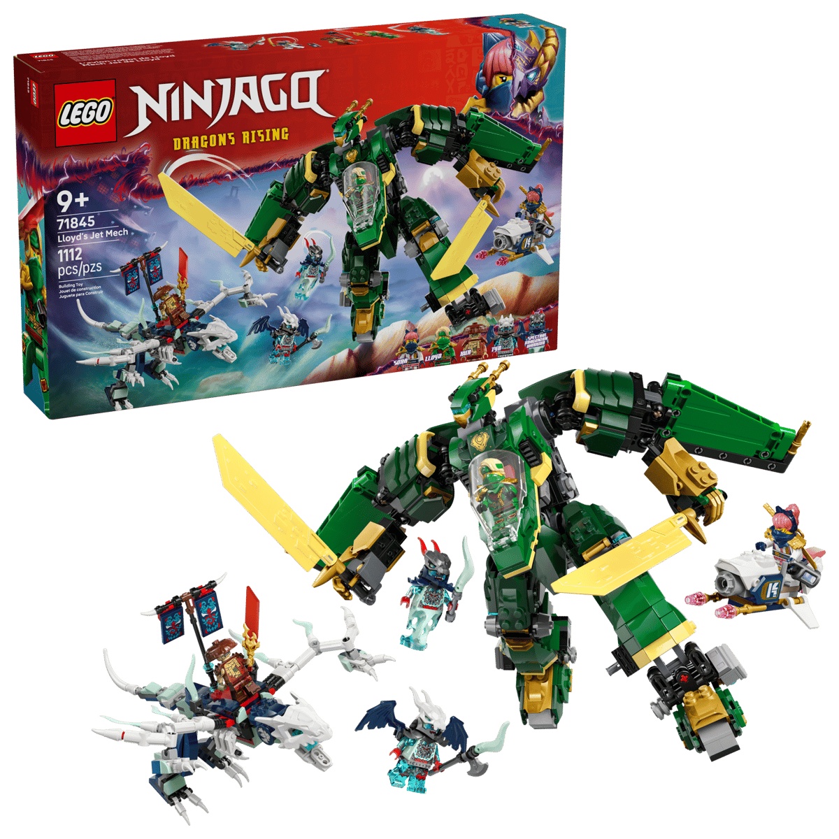 PRE-ORDER 71845 - NINJAGO - JET MECH DI LLOYD