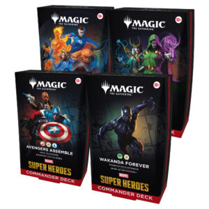 PRE-ORDER BOX COMMANDER DECK - MARVEL SUPER HEROES (4 MAZZI) - ENG