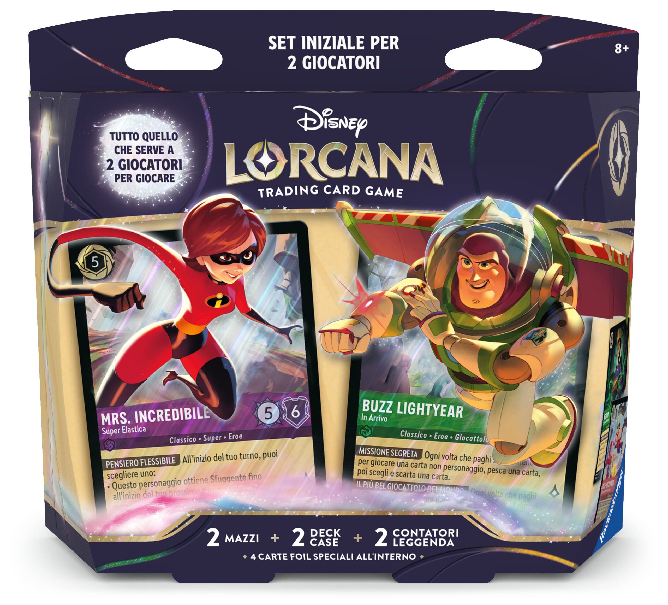PRE-ORDER - LORCANA - 2-PLAYER STARTER DECKS - LANDE SCONOSCIUTE - ITA