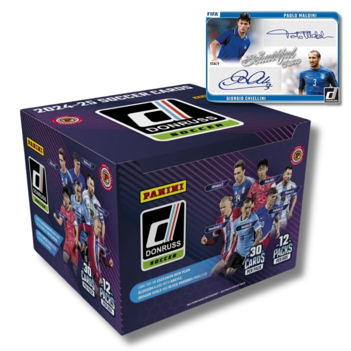 Panini America | Soccer Donruss 2024-25 Hobby International Box - 12 Pack 30 cards (1 pezzo)