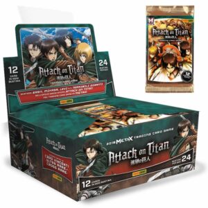 Panini | Attack on Titan - Trading Card Game - Espositore Bustine Booster 12 card (24 pezzi)