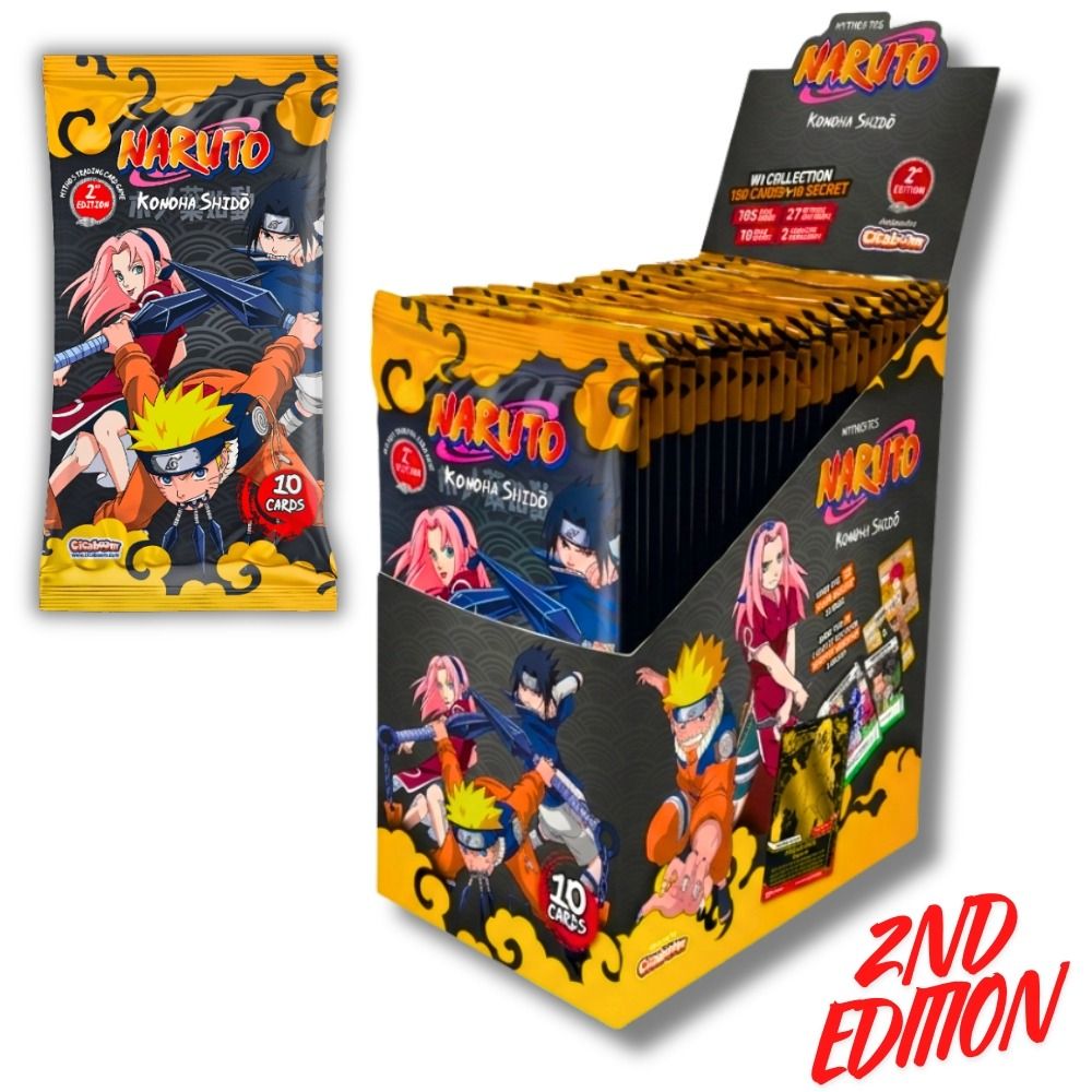 PRE-ORDER Naruto Mythos | Display TCG bustine - Edizione Inglese - 2 edition (24 pezzi) - immagine 2